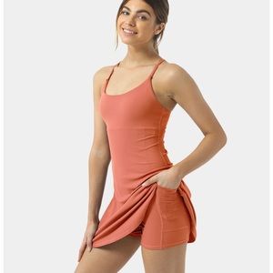 Coral workout dress